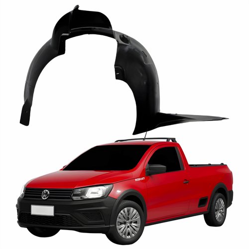 Parabarro Dianteiro Vw Saveiro G8 2019 2020 2021 2022 2023 Lado Esquerdo Motorista