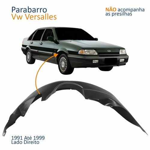 Parabarro Dianteiro Vw Versalles 1991 Até 1999 Lado Direito Passageiro