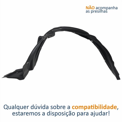 Para-Barro Dianteiro Toyota Hilux SW4 2012 2013 2014 2015 Lado Direito Passageiro