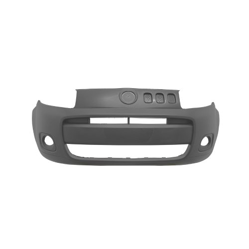Parachoque Dianteiro Cinza Fiat Uno Vivace Way 2011 2012 2013 2014 Com Furo