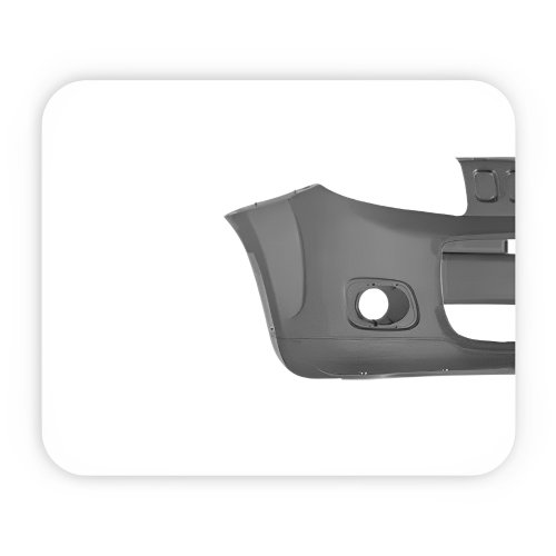Parachoque Dianteiro Cinza Fiat Uno Vivace Way 2011 2012 2013 2014 Com Furo