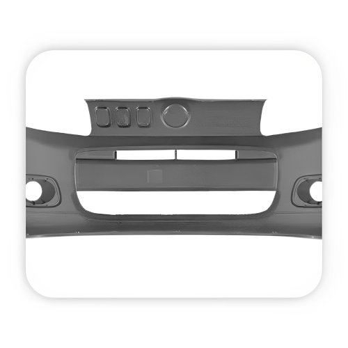 Parachoque Dianteiro Cinza Fiat Uno Vivace Way 2011 2012 2013 2014 Com Furo
