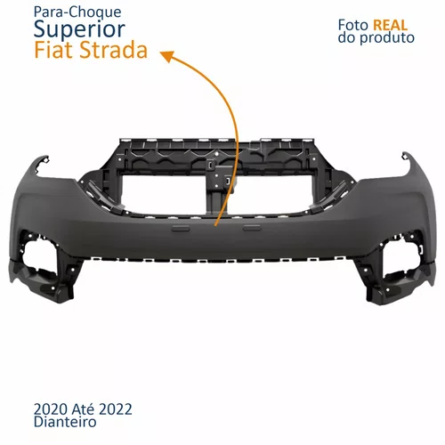 Parachoque Dianteiro Fiat Strada 2020 2021 2022 Parte Superior Texturizado