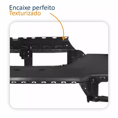 Parachoque Dianteiro Fiat Strada 2020 2021 2022 Parte Superior Texturizado