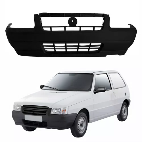 Parachoque Dianteiro Fiat Uno Fire 2006 Até 2012 Preto Texturizado