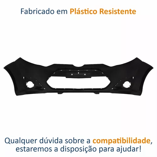 Parachoque Dianteiro Ford Fiesta 2011 Até 2016 Com Furo