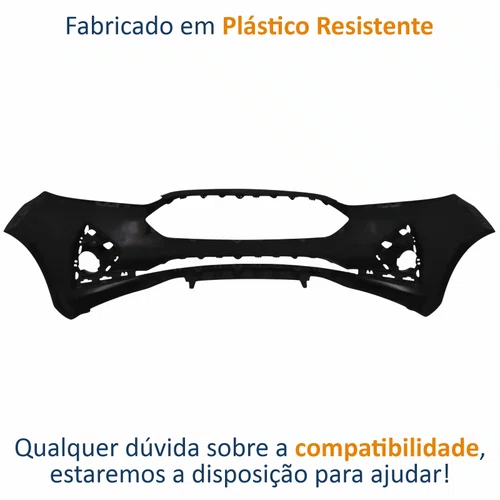 Parachoque Dianteiro Ford New Fiesta 2018 Até 2020