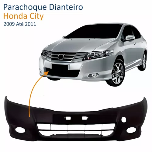 Parachoque Dianteiro Honda City 2009 Até 2011 Com Furo