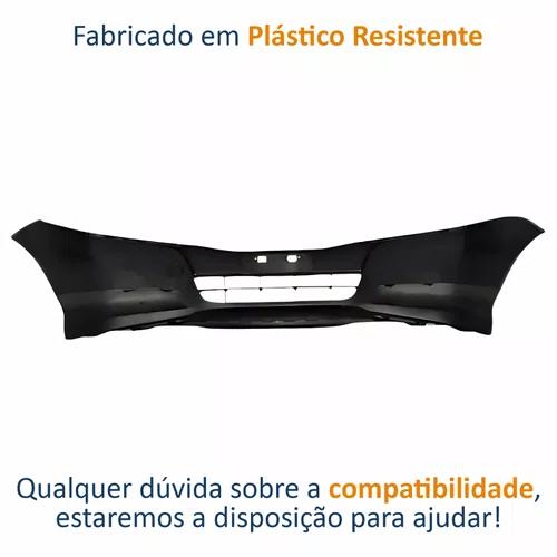 Parachoque Dianteiro Honda City 2009 Até 2011 Sem Furo