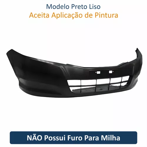 Parachoque Dianteiro Honda City 2009 Até 2011 Sem Furo
