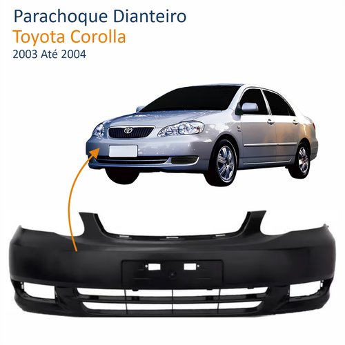 Parachoque Dianteiro Toyota Corolla 2003 2004