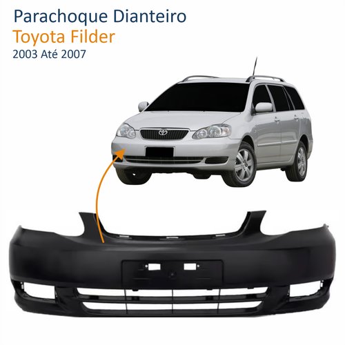 Parachoque Dianteiro Toyota Filder 2003 Até 2007