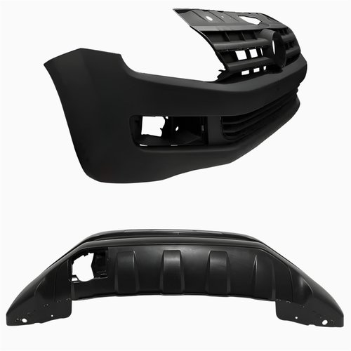 Parachoque Dianteiro Vw Amarok 2010 Até 2016 Com Grade Superior E Inferior Sem Friso
