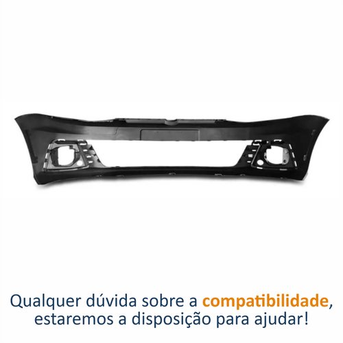 Para-Choque Dianteiro Volkswagen Gol G7 2016 2017 2018 Com Furo