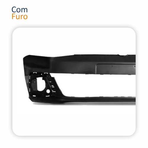 Para-Choque Dianteiro Volkswagen Gol G7 2016 2017 2018 Com Furo