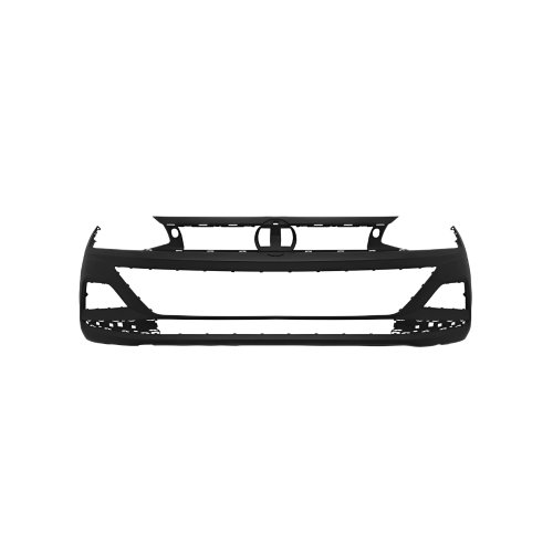 Parachoque Dianteiro Vw Polo Virtus 2018 2019 2020 2021 Com Furo Sensor