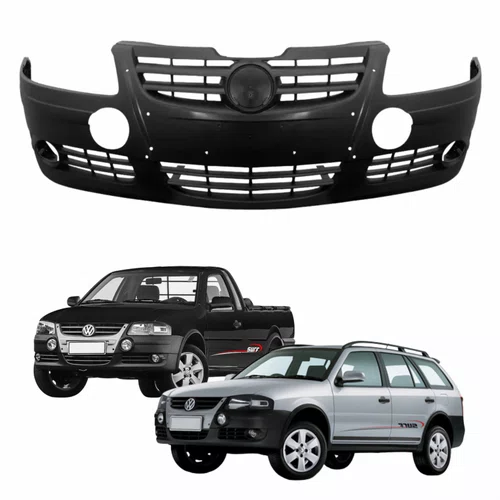 Para-Choque Dianteiro Volkswagen Saveiro Surf G4 e Parati Surf G4 Texturizado Com Furo