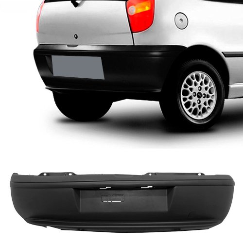 Parachoque Fiat Palio 1996 1997 1998 1999 2000 2001 2002 Traseiro Preto Texturizado