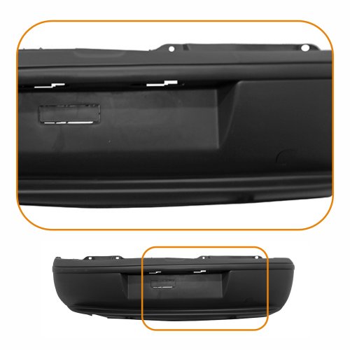 Parachoque Fiat Palio 1996 1997 1998 1999 2000 2001 2002 Traseiro Preto Texturizado