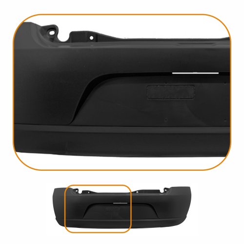 Parachoque Fiat Palio G4 2007 2008 2009 2010 2011 2012 Traseiro Preto Liso