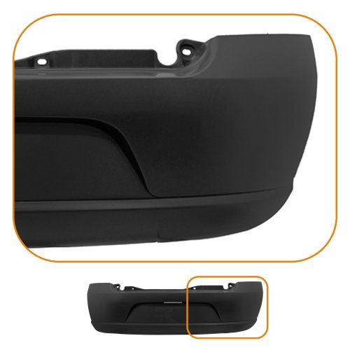 Parachoque Fiat Palio G4 2007 2008 2009 2010 2011 2012 Traseiro Preto Liso