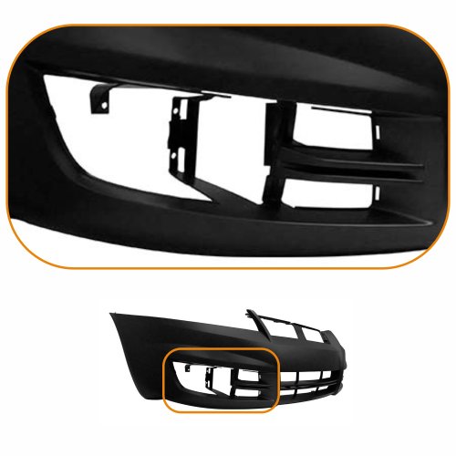 Parachoque Fiat Stilo 2008 2009 2010 2011 Dianteiro Preto Liso com Furo para Milha