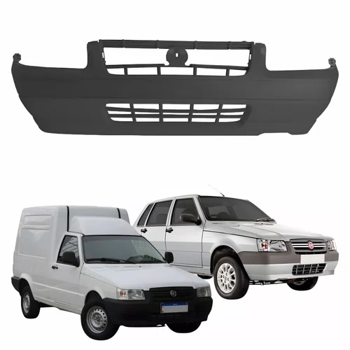 Para-choque Dianteiro Fiat Uno Fire 2008 Até 2013 Fiorino 2006 Até 2010 Cinza