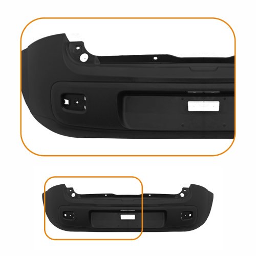 Parachoque Fiat Uno Vivace 2011 2012 2013 2014 Traseiro Preto Liso
