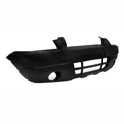 Parachoque Ford Ecosport 2003 2004 2005 2006 2007 Dianteiro Preto Liso Com Furo para Milha