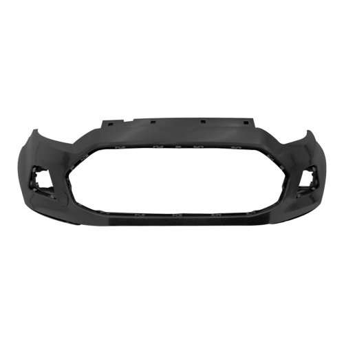 Para-Choque Ford Ecosport 2013 2014 2015 2016 2017 Dianteiro Preto Liso Com Furo Milha