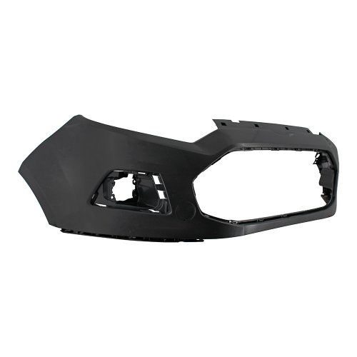 Para-Choque Ford Ecosport 2013 2014 2015 2016 2017 Dianteiro Preto Liso Com Furo Milha