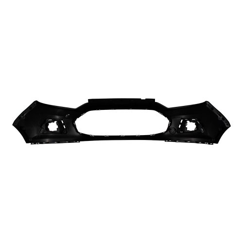 Para-Choque Ford Ecosport 2013 2014 2015 2016 2017 Dianteiro Preto Liso Com Furo Milha