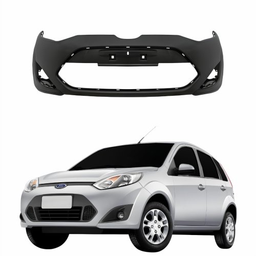 Parachoque Ford Fiesta 2011 2012 2013 2014 2015 2016 Dianteiro Com Furo
