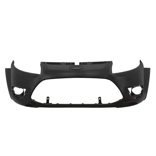 Parachoque Ford Ka 2012 2013 2014 Dianteiro Preto Liso com Furo para Milha