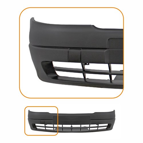 Parachoque Gm Astra 1999 2000 2001 2002 Dianteiro Preto Liso sem Furo para Milha
