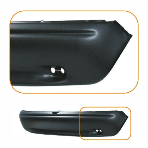 Parachoque Gm Corsa 1994 1995 1996 1997 1998 1999 Traseiro Preto Texturizado
