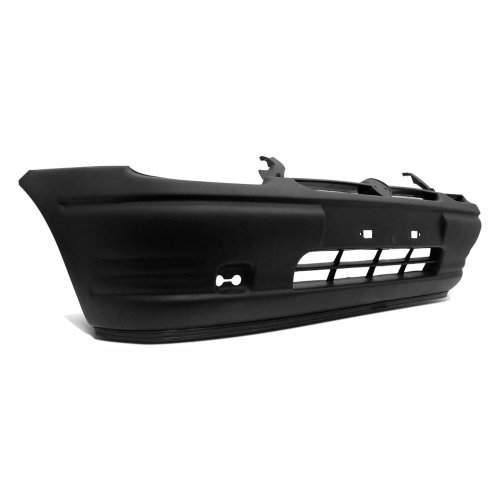 Parachoque Gm Corsa 1994 até 1999 Gm Classic 1994 até 1999 Preto Texturizado sem Spoiler sem Furo para Milha