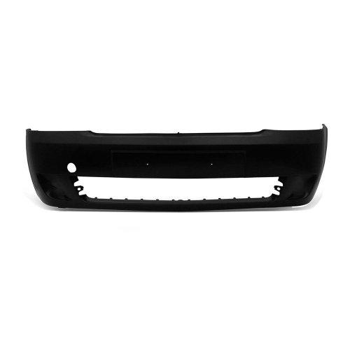 Para-Choque Chevrolet Meriva 2003 2004 2005 2006 2007 2008 2009 2010 2011 2012 Dianteiro Preto Liso