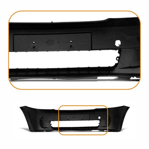 Para-Choque Chevrolet Meriva 2003 2004 2005 2006 2007 2008 2009 2010 2011 2012 Dianteiro Preto Liso