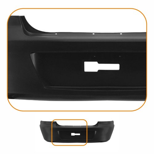 Parachoque Gm Prisma 2008 2009 2010 2011 2012 2013 Traseiro Preto Liso