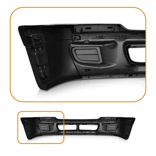 Parachoque Gm S-10 Blazer 2009 2010 2011 2012 Dianteiro Preto liso com Furo para Milha