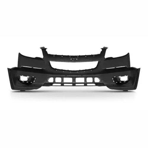 Parachoque Gm S-10 Blazer 2012 2013 2014 2015 2016 Dianteiro Preto Liso com Furo para Milha
