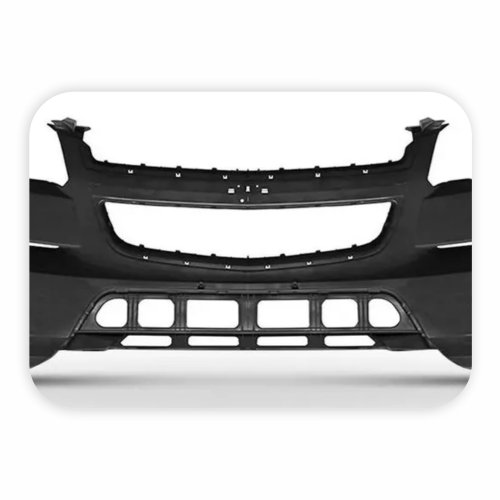 Parachoque Gm S-10 Blazer 2012 2013 2014 2015 2016 Dianteiro Preto Liso com Furo para Milha