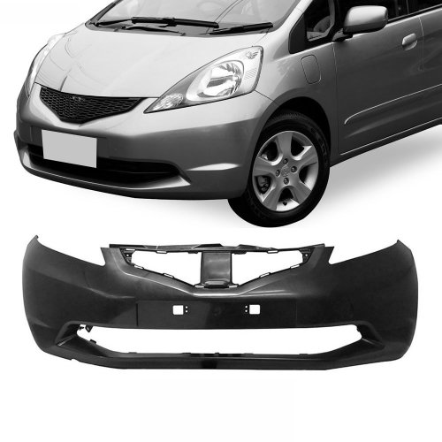 Parachoque Honda Fit 2009 2010 2011 2012 Dianteiro Preto Liso