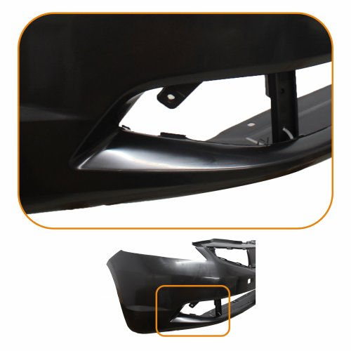 Parachoque Honda Fit 2009 2010 2011 2012 Dianteiro Preto Liso