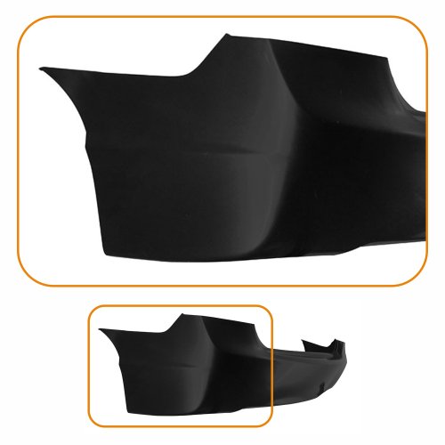 Parachoque Honda New Civic 2006 2007 2008 2009 2010 2011 Traseiro Preto Liso