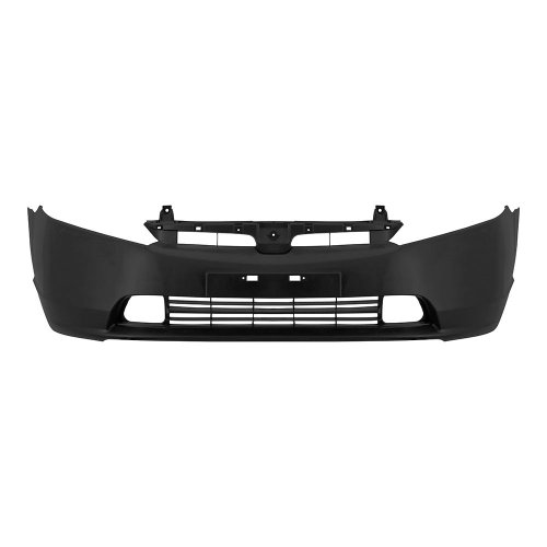 Parachoque Honda New Civic 2006 2007 2008 Dianteiro Preto Liso com Furo para Milha