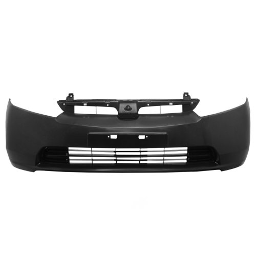 Parachoque Honda New Civic 2006 2007 2008 Dianteiro Preto Liso sem Furo para Milha