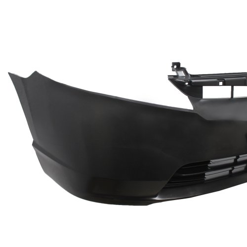 Parachoque Honda New Civic 2006 2007 2008 Dianteiro Preto Liso sem Furo para Milha