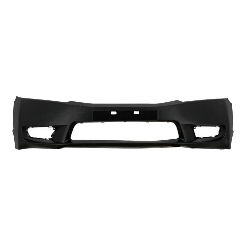 Parachoque Honda New Civic 2009 2010 2011 Dianteiro Preto Liso com Furo para Milha
